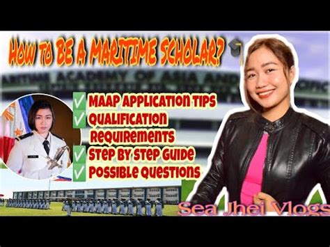 MAAP APPLICATION TIPS FOR ASPIRING CADETS .